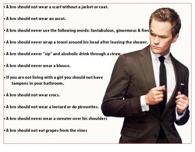 Barney Stinson – Bro Code | 9wow.in - 650 x 509 jpeg 85kB